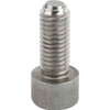 Kipp Ball End Thrust Screw w/Hexagon Socket Head, w/Flattened Ball, Style B, D=M04, L=9.7 mm, Stainless Steel, (Qty. 1), K0381.20410