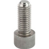 Kipp Ball End Thrust Screw w/Hexagon Socket Head, w/Flattened Ball, Style B, D=M12, L=50 mm, Stainless Steel, (Qty. 1), K0381.21250