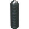 Kipp Ball End Thrust Screw w/o Head, w/Full Ball, w/Fine Thread, Style A, D=M10X1, L1=13.7 mm, Carbon Steel, (10/Pkg), K0382.11012