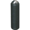 Kipp Ball End Thrust Screw w/o Head, w/Full Ball, w/Fine Thread, Style A, D=M10X1, L1=26.7 mm, Carbon Steel, (10/Pkg), K0382.11025