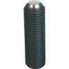 Kipp Ball End Thrust Screw w/o Head, w/Flattened Ball, w/Fine Thread, Style B, D=M12X1.5, L1=30.2 mm, Carbon Steel, (Qty. 1), K0382.21230