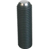 Kipp Ball End Thrust Screw w/o Head, w/Flattened Ball, w/Fine Thread, Style B, D=M16X1.5, L1=20 mm, Carbon Steel, (Qty. 1), K0382.21620