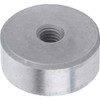 Kipp Grippers and Inserts, Round, Style E, D2=10 mm, L3=10 mm, Stainless Steel, (Qty. 1), K0385.10102