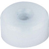 Kipp Grippers and Inserts, Round w/ Countersink, Style K, D2=12 mm, L3=10 mm, White POM, (Qty. 1), K0385.112109