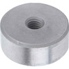 Kipp Grippers and Inserts, Round, Style E, D2=20 mm, L3=10 mm, Stainless Steel, (Qty. 1), K0385.20102