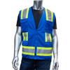 PIP ANSI Type O Class 1 Two-Tone Eleven Pocket Mesh Surveyors Vest, Blue, X-Large, #301-0500M-BL/XL