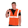 PIP® ANSI Type R Class 2 Three Pocket Solid Breakaway Vest, Hi-Vis Orange, 5X-Large, #302-5PVOR-5X