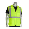 PIP® ANSI Type R Class 2 Three Pocket Solid Breakaway Vest, Hi-Vis Yellow, 4X-Large, #302-5PVLY-4X