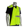 PIP® ANSI Type R Class 2 Three Pocket Solid Breakaway Vest, Hi-Vis Yellow, 5X-Large, #302-5PVLY-5X
