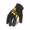 Ironclad WorkCrew Gloves, Large, Black, (1 Pair), #WCG-04-L