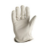 Ironclad Workhorse Leather Driver 2 Gloves, White, Large, (12 Pair), #IEX-WHO2-04-L
