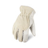 Ironclad Workhorse Leather Driver 2 Gloves, White, Small, (12 Pair), #IEX-WHO2-02-S