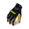 Ironclad Impact Leather Touch Glove, Black, Small, (12 Pair), #IEX-MIGL-02-S