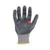 Ironclad Command A6 Nitrile Knit Gloves, Gray/Black, Large, (12 Pairs), #SKC6FN-04-L