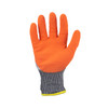 Ironclad HPPE Insulated A6 Latex Knit Gloves, Gray/Orange, Medium, (12 Pairs), #SKC4LW-03-M