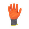 Ironclad HPPE Insulated A6 Latex Knit Gloves, Gray/Orange, Small, (12 Pairs), #SKC4LW-02-S