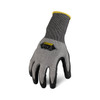 Ironclad Command A4 Microfoam Touch Nitrile Gloves, Gray/Black, Medium, (12 Pair), #SKC3MF-03-M