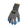 Ironclad A1 Crinkle Latex Knit Gloves, Gray/Blue, Medium, (1 Pair), #SKC1LT-03-M