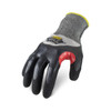 Ironclad Command A5 HPPE Sandy Nitrile Gloves, Black, X-Small, (12 Pairs), #SKC5SN-01-XS