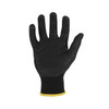 Ironclad Command Microfoam Nitrile Dotted Touch Gloves, Black, Medium, (12 Pair), #SKCMFD-03-M