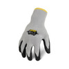 Ironclad Command Sandy Nitrile Touch Gloves, Gray/Black, Small, (12 Pair), #SKCSN-02-S