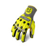 Ironclad Command A3 PU Impact Gloves, Hi-Viz, Large, (12 Pair), #KCI3PU-04-L