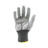 Ironclad A4 HPPE Knit Gloves, Gray, X-Small, (12 Pairs), #KKC4-01-XS