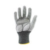 Ironclad A4 HPPE Knit Gloves, Gray, Small, (12 Pairs), #KKC4-02-S