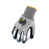 Ironclad Command A4 ILT Nitrile Gloves, Gray/Black, Medium, (12 Pairs), #KKC4N-03-M
