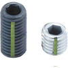 Kipp Grub Screw, w/Hex Socket, Flat Point & Thread Lock, DIN EN ISO 4026, M03X5, Steel, (10/Pkg), K0707.203X5