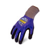 Ironclad HYDRO A2 Nitrile Liquid Protectant Gloves, Purple, Medium, (12 Pairs), #R-HDR-03-M