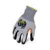 Ironclad Command A4 ILT Foam Nitrile Gloves, Gray/Black, Large, (12 Pairs), #KKC4FN-04-L