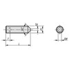 Kipp Grub Screw, w/Hex Socket, Pointed End, DIN EN ISO 4027, M10X70, Steel 45H, Black, (10/Pkg), K0797.10X70