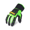 Ironclad KONG Impact Gloves, Hi-Viz, Large, (1 Pair), #KCCP-04-L