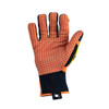 Ironclad KONG PRO A6 Impact Gloves, Hi-Viz Orange, Small, (1 Pair), #SDX2P-02-S