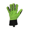 Ironclad KONG High Dexterity Waterproof Gloves, Black/Green, Large, (1 Pair), #SDX2W-04-L