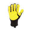 Ironclad KONG Insulated Waterproof Impact Gloves, Blue/Yellow, Medium, (1 Pair), #SDXW2-03-M