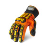 Ironclad KONG Impact Gloves, Hi-Viz Orange, Large, (1 Pair), #SDX2-04-L