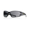 Ironclad Vortex Frameless Safety Glasses, Anti-Scratch, Anti-Fog, Black Frame, Smoke, (12 Pairs), #G61011
