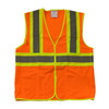 PIP® ANSI Type R Class 2 Two-Tone Three Pocket Mesh Vest, Hi-Vis Orange, 5X-Large, #302-MVATOR-5X