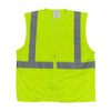 PIP® ANSI Type R Class 2 Four Pocket Value Mesh Vest, Hi-Vis Yellow, Large, #302-MVGZ4PLY-L