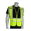 PIP® ANSI Type P Class 2 Public Safety Vest-SECURITY Logo, Hi-Vis Yellow/Black, Medium-X-Large, #302-PSV-BLK-M/XL