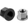 Kipp Hex Nut, High with Collar, 1.5 XD, DIN 6331, M16, SW=24, Carbon Steel Bright Black, (10/Pkg), K0701.16