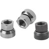 Kipp Hex Nut, w/Spherical Seats, M12, SW=19, Steel, Black Oxidized, (Qty. 1), K0794.12