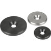 Kipp Handwheel Washers, D1=4.3 mm, D2=20 mm, H=3 mm, G=M04, Steel, Black, Oxidized, (10/Pkg), K0173.00420