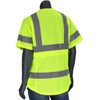 PIP® ANSI Type R Class 3 Women's Contoured Vest with Solid Front, Mesh Back and Adjustable Waist, Hi-Vis Yellow, Large, #303-0313-LY/L