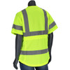 PIP® ANSI Type R Class 3 Women's Contoured Vest with Solid Front, Mesh Back and Adjustable Waist, Hi-Vis Yellow, Medium, #303-0313-LY/M