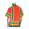 PIP® ANSI Type R Class 3 Two-Tone Surveyor Eleven Pocket Vest, Hi-Vis Orange, Small, #303-0500-OR/S