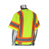 PIP® ANSI Type R Class 3 Two-Tone Eleven Pocket Mesh Surveyors Vest, Hi-Vis Yellow, Small, #303-0500M-LY/S