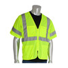 PIP® ANSI Type R Class 3 Value Four Pocket Zipper Mesh Vest, Hi-Vis Yellow, 2X-Large, #303-MVGZ4P-LY/2X